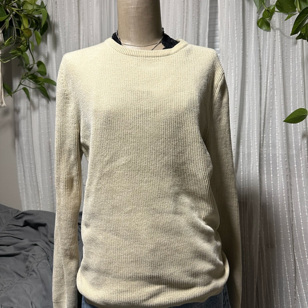 The Normal Brand Cream Ribbed Tunic - Picture 2 of 5